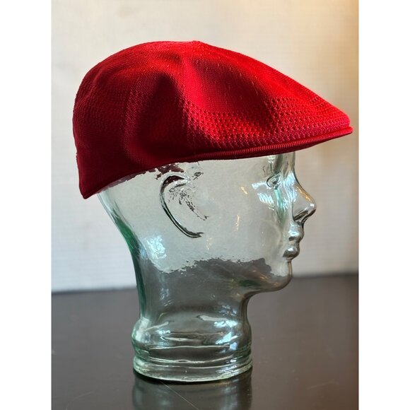 Kangol Tropic 504 Ventair Cap Large Red Lightweight Breathable Knit Stylish Hat - Picture 7 of 15